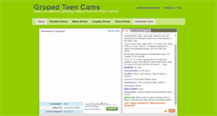 Desktop Screenshot of gropedteens.com