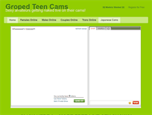 Tablet Screenshot of gropedteens.com